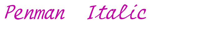 Penman  Italic